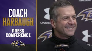 John Harbaugh quotTyler Huntley Is Readyquot  Baltimore Ravens [upl. by Westerfield]