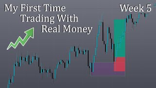 My First Week Trading On A Live Account  Supply amp Demand Forex Trading [upl. by Thornton]