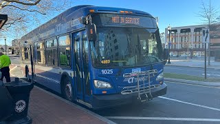 CTtransit 2010 New Flyer Industries XDE40 1025 Ride on route 41 [upl. by Oika21]