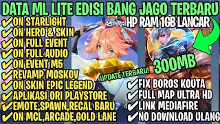 Data ML Lite Full Event 300Mb Terbaru Patch M5 Revamp  ML Lite  Cara Mengatasi Lag amp Patah Patah [upl. by Zetnwahs]