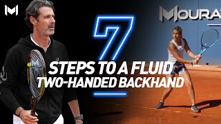 7 Steps to a Fluid TwoHanded Backhand [upl. by Lumbye]