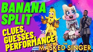 Banana Split Performance Clues and Guesses  Masked Singer  Episode 12 [upl. by Adaynek]