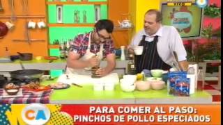 Pinchos de pollo especiados Parte 1 [upl. by Noseimaj834]