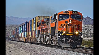 Extreme BNSF Trains in the Columbia River Gorge [upl. by Celik41]