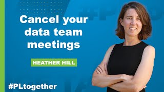 Research Says You Should Cancel Those Teacher Data Team Meetings  PLtogether [upl. by Bina275]