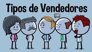 Tipos de vendedores  Casi Creativo [upl. by Ahseekal]