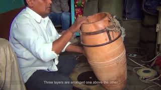 Making of Mridangam  Bengaluru [upl. by Bowie]