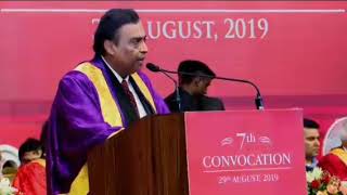 Mukesh Ambanis speech at PDPU convocation in Gujarat [upl. by Ford]