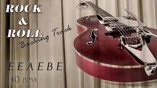 Rock n Roll Guitar Backing Track Jam in E [upl. by Ilenay]