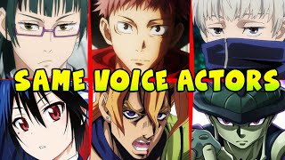 Jujutsu Kaisen All Characters Japanese Dub Voice Actors Seiyuu amp Same Anime Characters [upl. by Yesnek]