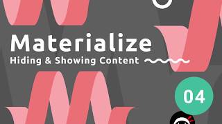 Materialize Tutorial 4  Hiding Content [upl. by Coriss]