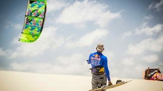 Kiteboarding Race Across Brazilian Desert [upl. by Amikan]