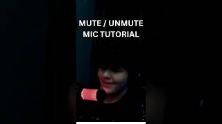 HOW TO MUTEUNMUTE MIC HYPER X QUADCAST shorts [upl. by Lucho]