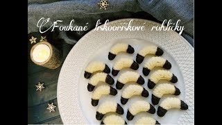 Foukané lískooříškové rohlíčky  ❄ Vánoční edice ❄  CZSK HD recipe [upl. by Morocco]