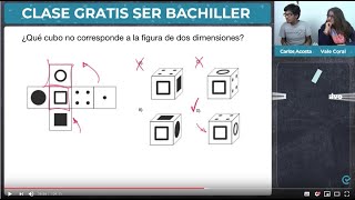 🔷Clase Ser Bachiller GRATIS  Aptitud abstracta o Razonamiento abstracto  Figuras tridimensionales [upl. by Miarfe]