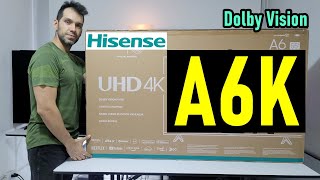 HISENSE A6K UNBOXING Y REVIEW COMPLETA  Smart TV 4K con VRR y Dolby Vision [upl. by Ier783]