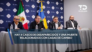 Fiscalía de Jalisco tiene 4 casos de desaparecidos y una muerte relacionados con casas de cambio [upl. by Quinn]