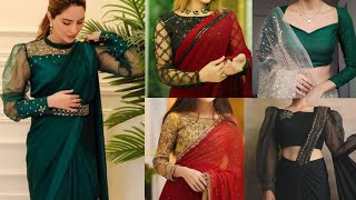 Latest Full Sleeves Blouse Designs 2023Full Hand Saree Blouse DesignsLatest Full Sleeves Blouse [upl. by Winsor]