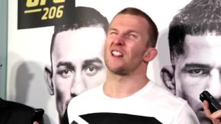 Misha Cirkunov  UFC 206 postfight media scrum [upl. by Frasch]