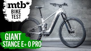 Test GIANT STANCE E PRO O I EMTB I EMountainbike I 125mm  140mm Federweg I Trailbike [upl. by Cirderf997]