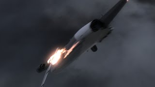 Lauda Air Flight 004  Crash Animation [upl. by Alessandra606]