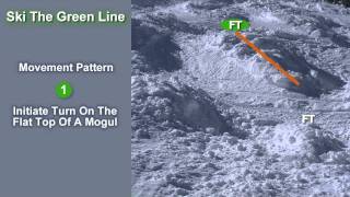 Learn To Ski Moguls  Green Line Mogul Skiing Technique Video Intro [upl. by Eiuol]