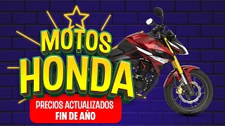 MOTOS HONDA PRECIOS PERÚ Y MODELOS ACTUALIZADOS FIN DE AÑO [upl. by Fairley]