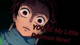 Yandere Tanjiro wants you to be his new Nezuko Tanjiro x Demon [upl. by Kara709]