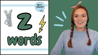 Learn to Blend z Words with Miss Phonics  Phonics Reading Practice for Kids  British Teacher [upl. by Joeann]