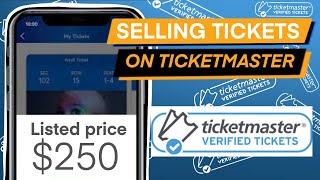 HOW TO LIST AND SELL TICKETS ON TICKETMASTER  THE COMPLETE GUIDE [upl. by Dody]