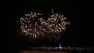 4K Fireworks of Tamsui 淡水漁人碼頭煙火 20220909 [upl. by Lubin]