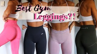 Trying Instagram Hyped Leggings  LEGGING TRY ON HAUL [upl. by Roselin]