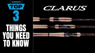 Shimano Clarus F Rods  Top 3 New Features [upl. by Sass290]