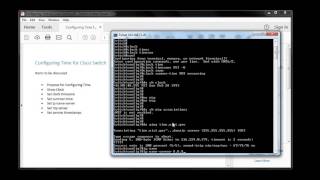 Configure Cisco Switch For NTP [upl. by Tnerb]