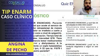 ANGINA DE PECHO CASO CLINICO 👨‍🔬 Que debo hacer  ENARM 2024 [upl. by Laure]