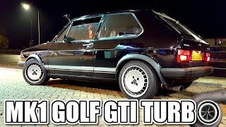 🐒 INSANE MK1 GOLF GTI TURBO 320BHPTONNE [upl. by Naujek876]