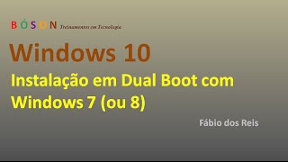 Instalação do Windows 10 e Windows 7 em Dual Boot [upl. by Loyce]