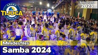 Unidos da Tijuca 2024 ao vivo  Minidesfile na Cidade do Samba MD24 [upl. by Hernandez577]