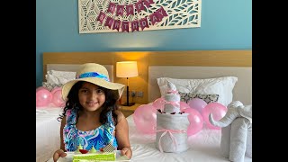 Taleens 6th birthday at Centara Mirage Beach Resort Dubai [upl. by Katya118]