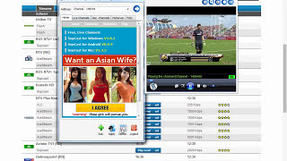 How to watch Stream any football match in the world with Sopcast Wiziwig in HD [upl. by Ennayoj]