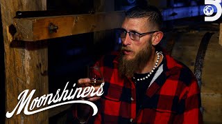 Josh and Tim Learn How To Make Sorghum Whiskey  Moonshiners  Discovery [upl. by Gram647]