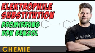 Elektrophile Substitution am Aromaten Bromierung von Benzol  Mechanismus  Organische Chemie [upl. by Limaa850]