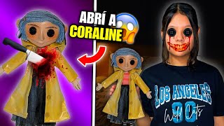 ABRÍ UNA MUÑECA DE CORALINE Y ENCONTRÉ ALGO ATERRADOR encontré mis ojos de botón😱Regina MH [upl. by Zebada]