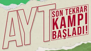 AYT SON TEKRAR KAMPI BAŞLIYOR 🎯 Eksikleri Kapatıyoruz ✍️ [upl. by Ruelle]