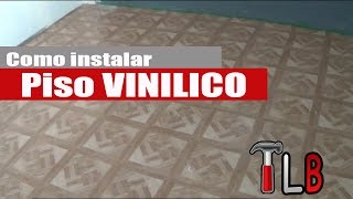 Como instalar Piso vinilico Auto adherible [upl. by Nnoj]