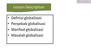 Globalisasi Geografi  SBMPTN UN SMA [upl. by Ilocin590]