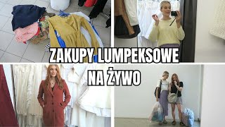 CHODŹCIE Z NAMI DO LUMPEKSU zakupy na żywo mierzymy i szukamy trendów na jesień byłyśmy w szoku [upl. by Maroney]