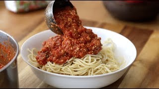 Sauce à Spaghetti Végé I La Cuisine de JeanPhilippe [upl. by Eneri]