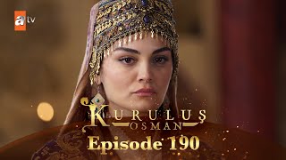 Kurulus Osman Urdu  Season 5 Episode 190 [upl. by Lilhak190]