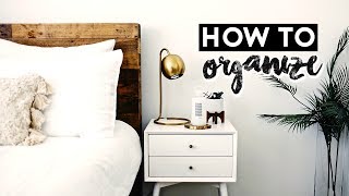 HOW TO STYLE  ORGANIZE YOUR NIGHTSTAND  Nastazsa [upl. by Sloan]